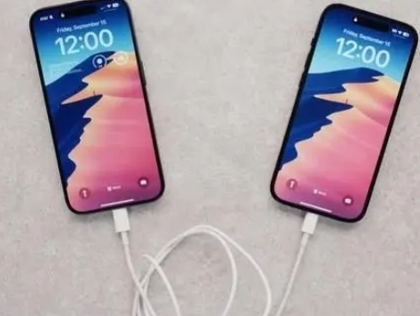荔波苹果15维修店分享iPhone15可以给安卓充电吗 